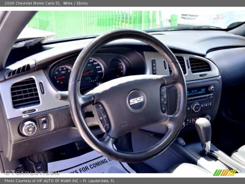 White / Ebony 2006 Chevrolet Monte Carlo SS