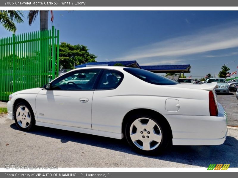 White / Ebony 2006 Chevrolet Monte Carlo SS