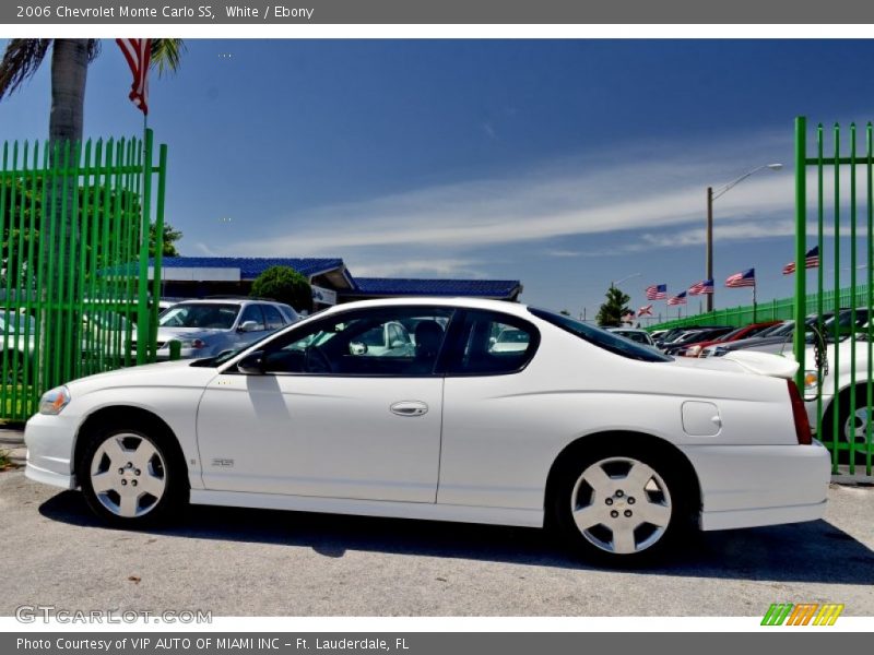 White / Ebony 2006 Chevrolet Monte Carlo SS