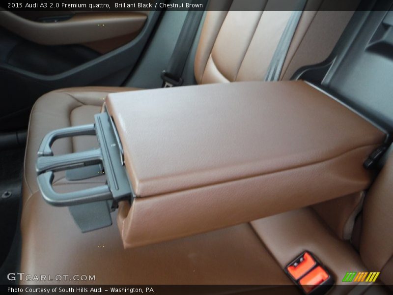 Brilliant Black / Chestnut Brown 2015 Audi A3 2.0 Premium quattro