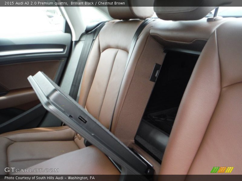 Brilliant Black / Chestnut Brown 2015 Audi A3 2.0 Premium quattro