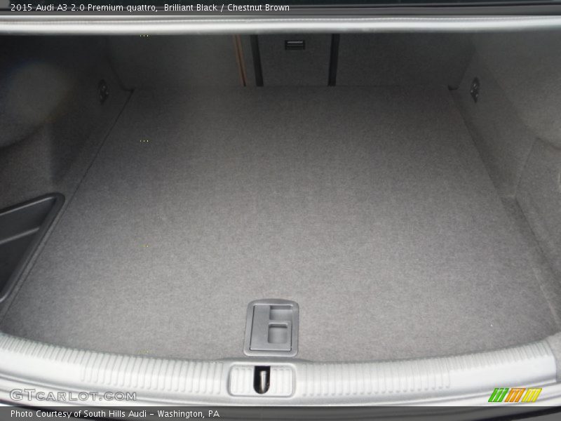 Brilliant Black / Chestnut Brown 2015 Audi A3 2.0 Premium quattro