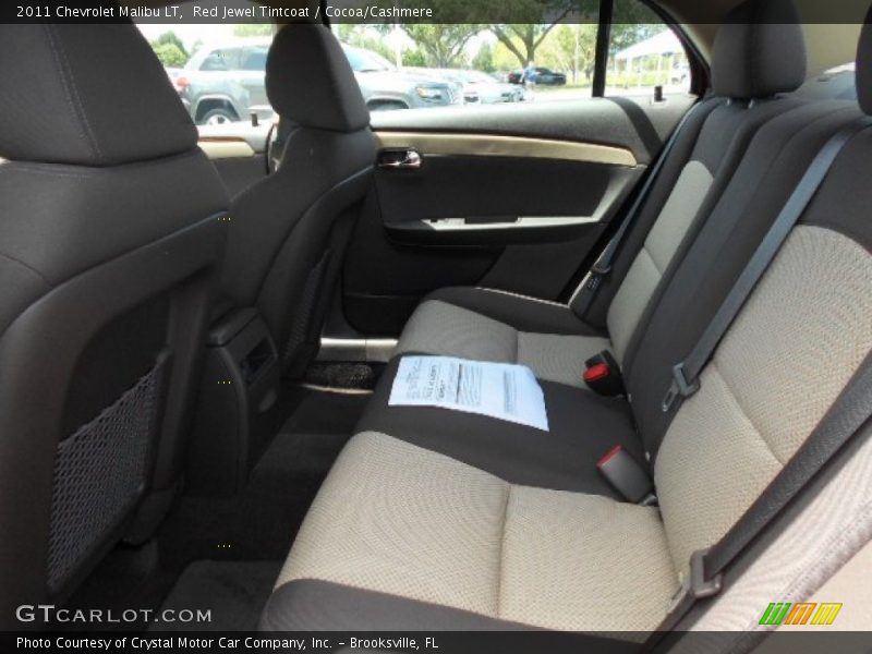 Red Jewel Tintcoat / Cocoa/Cashmere 2011 Chevrolet Malibu LT
