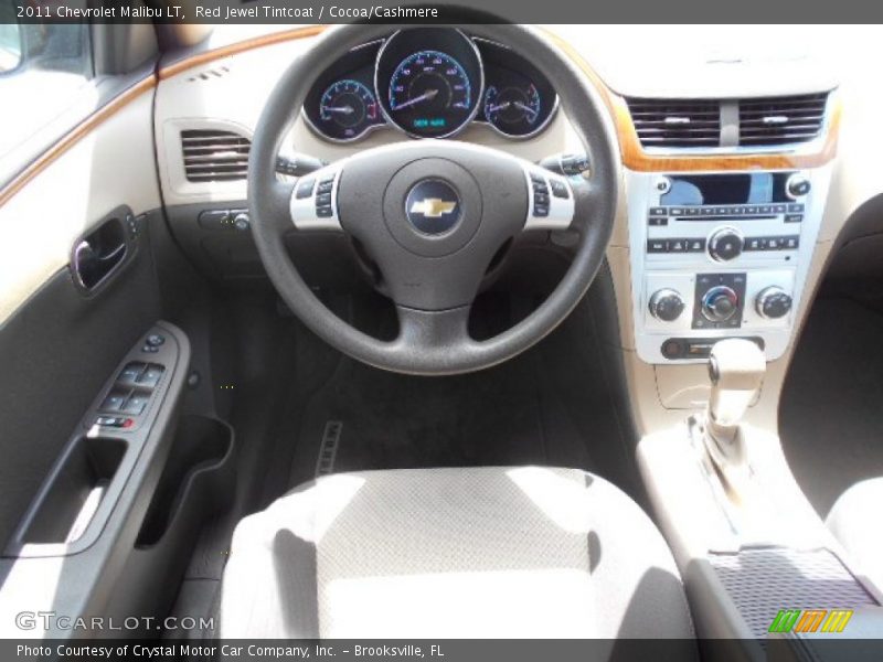 Red Jewel Tintcoat / Cocoa/Cashmere 2011 Chevrolet Malibu LT