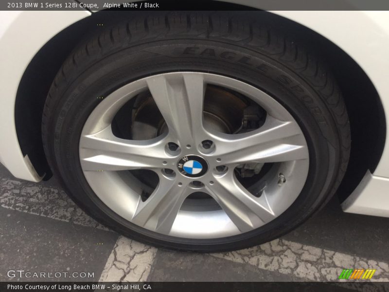 Alpine White / Black 2013 BMW 1 Series 128i Coupe