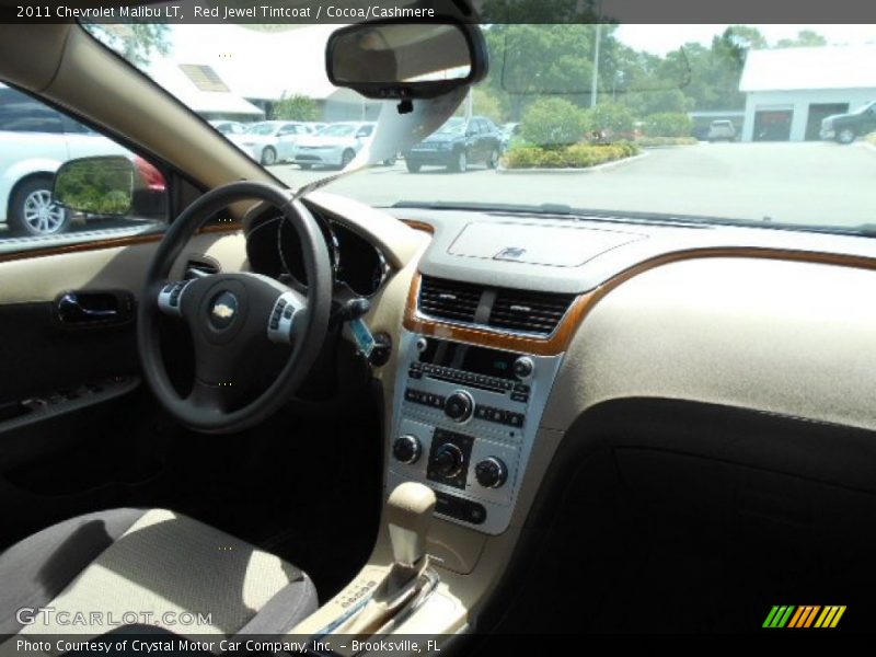 Red Jewel Tintcoat / Cocoa/Cashmere 2011 Chevrolet Malibu LT