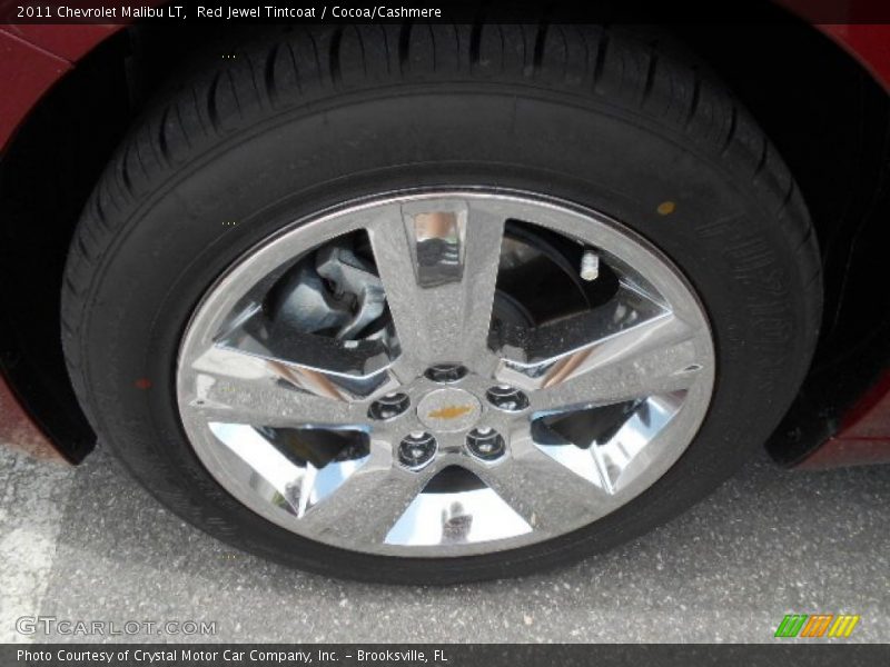 Red Jewel Tintcoat / Cocoa/Cashmere 2011 Chevrolet Malibu LT