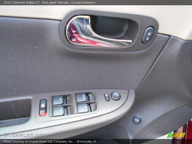 Red Jewel Tintcoat / Cocoa/Cashmere 2011 Chevrolet Malibu LT