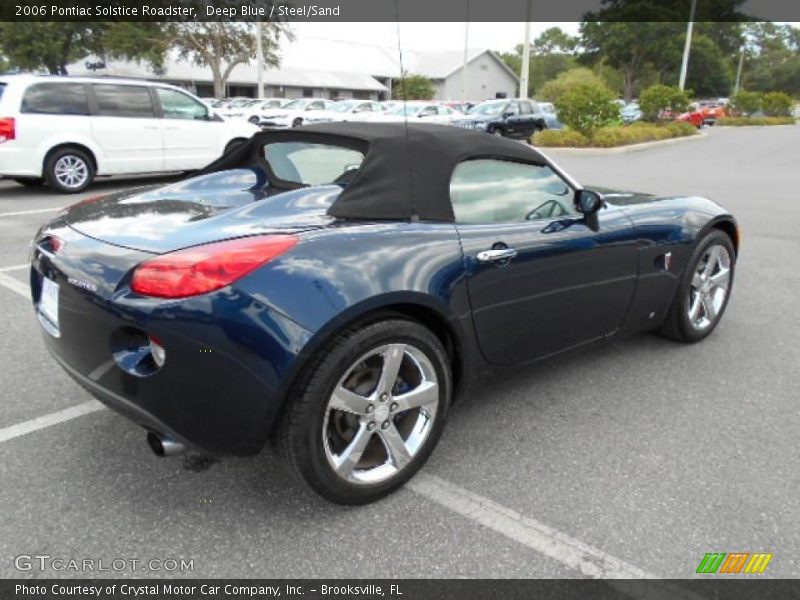 Deep Blue / Steel/Sand 2006 Pontiac Solstice Roadster