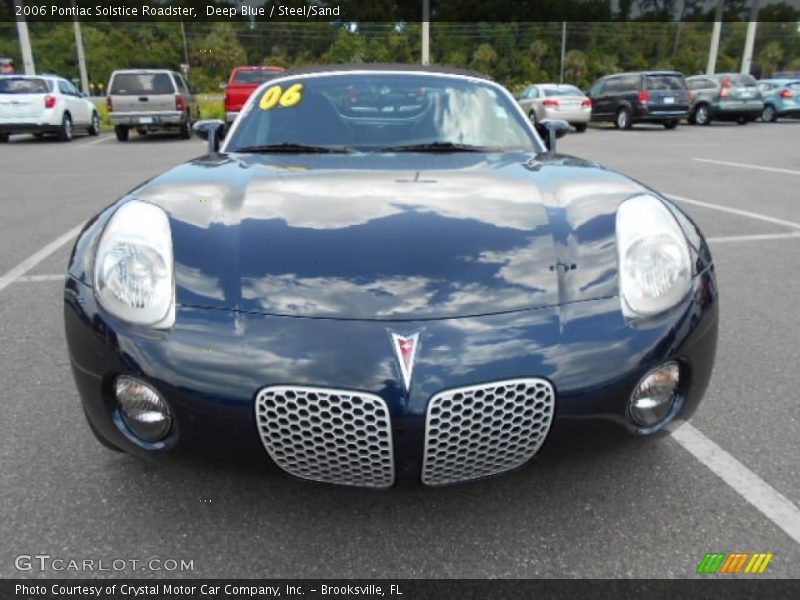 Deep Blue / Steel/Sand 2006 Pontiac Solstice Roadster