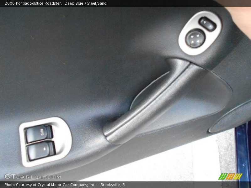 Deep Blue / Steel/Sand 2006 Pontiac Solstice Roadster
