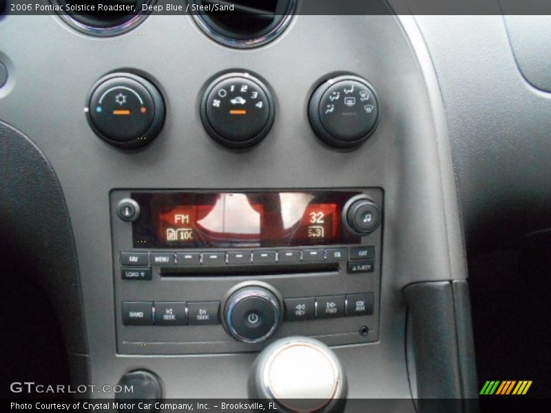 Deep Blue / Steel/Sand 2006 Pontiac Solstice Roadster
