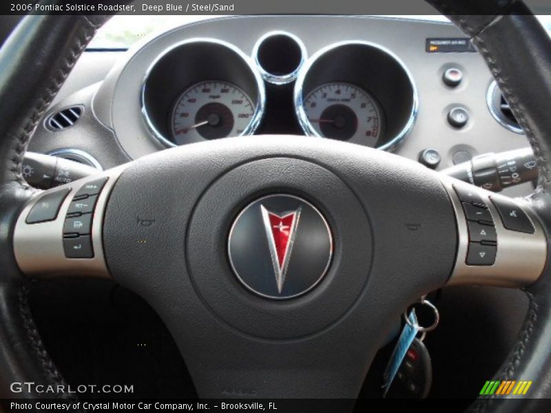 Deep Blue / Steel/Sand 2006 Pontiac Solstice Roadster