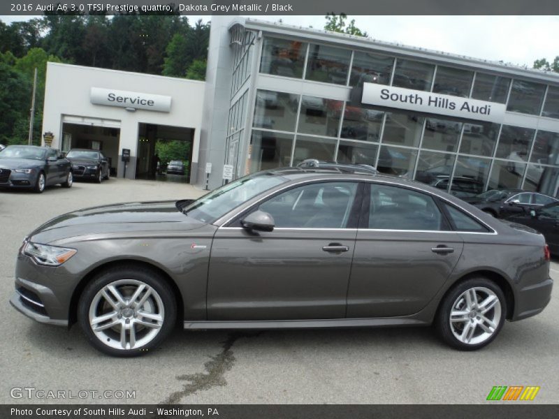 Dakota Grey Metallic / Black 2016 Audi A6 3.0 TFSI Prestige quattro