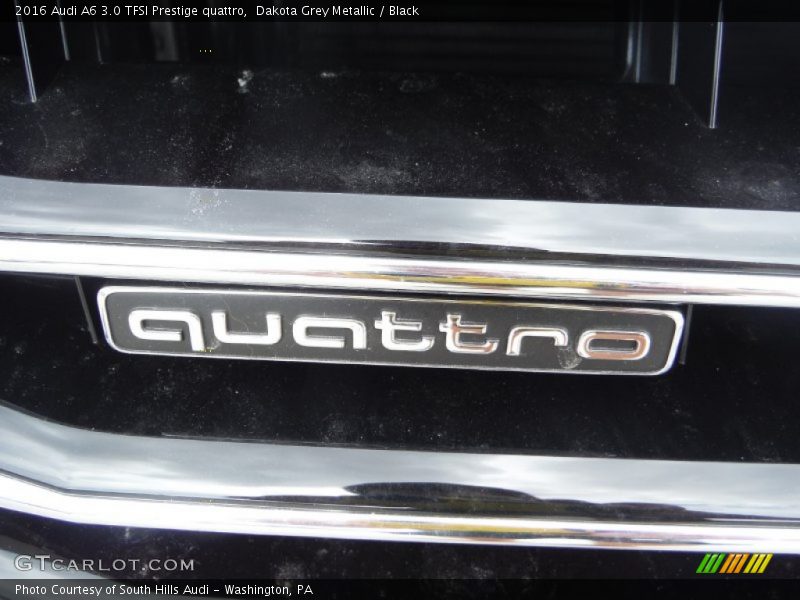 Dakota Grey Metallic / Black 2016 Audi A6 3.0 TFSI Prestige quattro