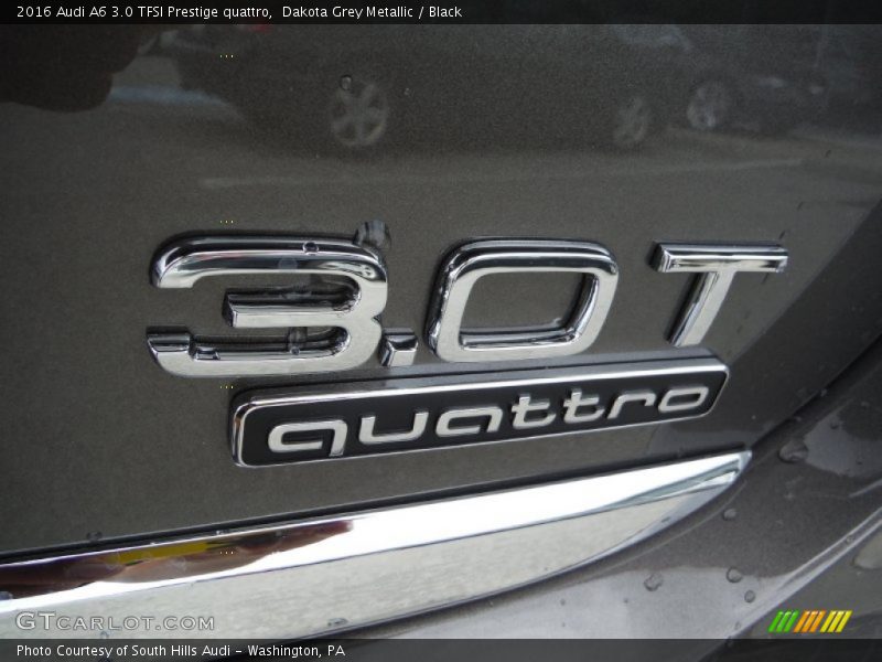 Dakota Grey Metallic / Black 2016 Audi A6 3.0 TFSI Prestige quattro