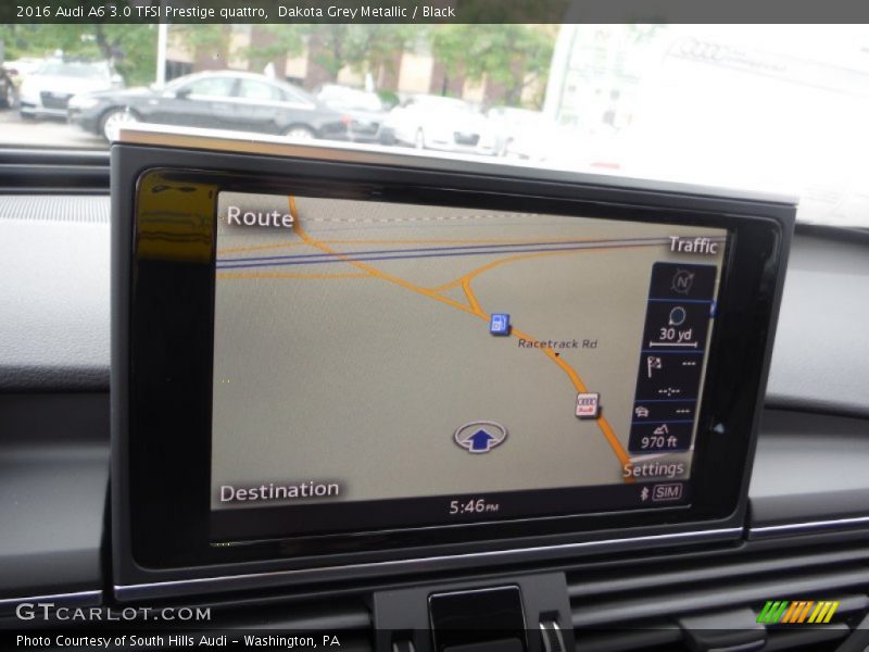 Dakota Grey Metallic / Black 2016 Audi A6 3.0 TFSI Prestige quattro