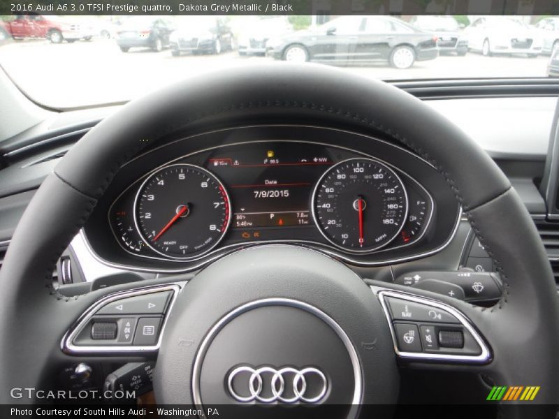 Dakota Grey Metallic / Black 2016 Audi A6 3.0 TFSI Prestige quattro