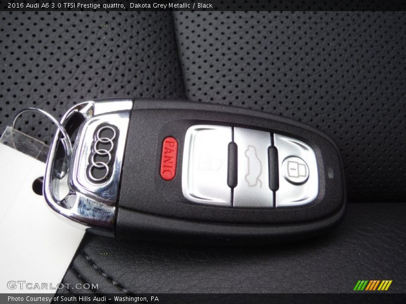 Dakota Grey Metallic / Black 2016 Audi A6 3.0 TFSI Prestige quattro