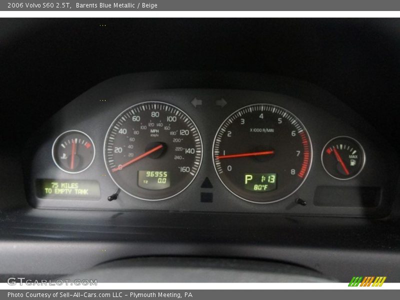 Barents Blue Metallic / Beige 2006 Volvo S60 2.5T