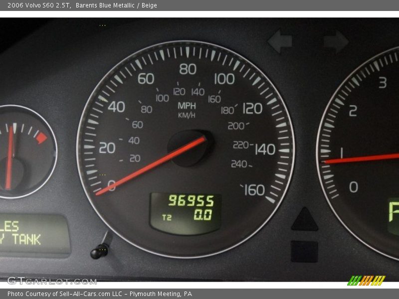 Barents Blue Metallic / Beige 2006 Volvo S60 2.5T