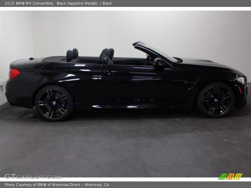 Black Sapphire Metallic / Black 2015 BMW M4 Convertible