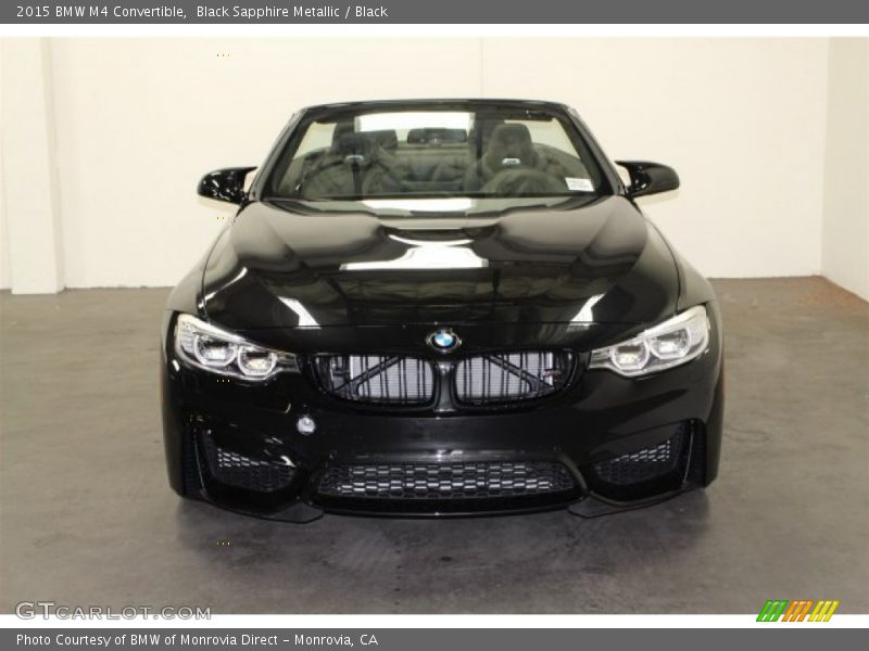 Black Sapphire Metallic / Black 2015 BMW M4 Convertible
