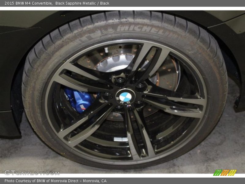 Black Sapphire Metallic / Black 2015 BMW M4 Convertible