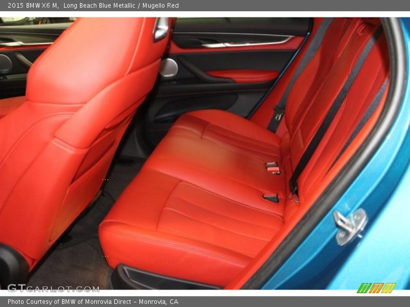Long Beach Blue Metallic / Mugello Red 2015 BMW X6 M