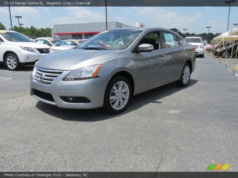 Magnetic Gray / Charcoal 2014 Nissan Sentra SL