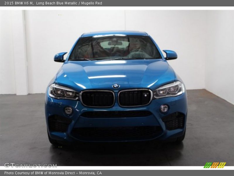 Long Beach Blue Metallic / Mugello Red 2015 BMW X6 M