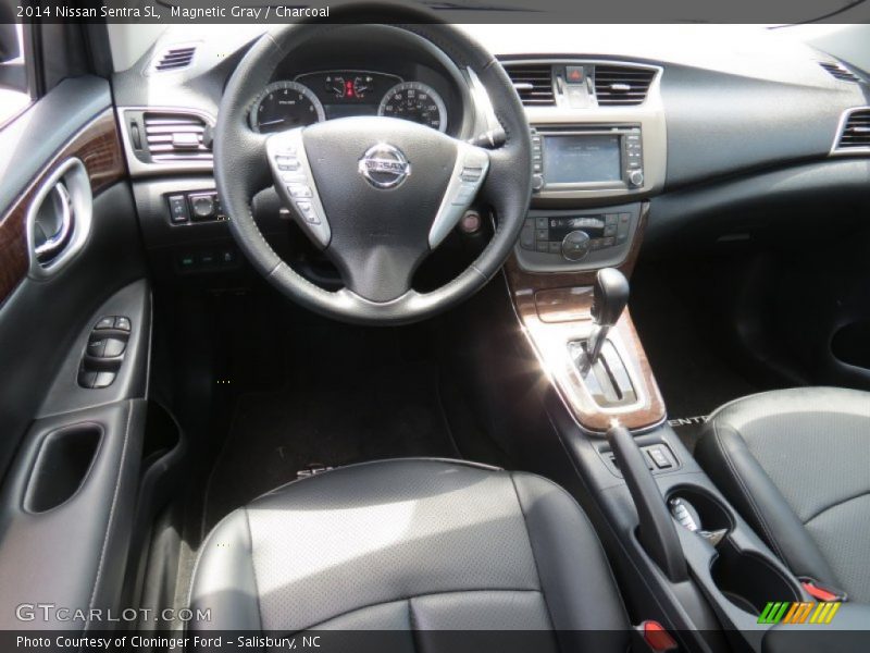 Magnetic Gray / Charcoal 2014 Nissan Sentra SL