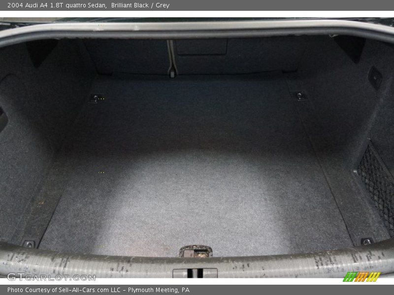 Brilliant Black / Grey 2004 Audi A4 1.8T quattro Sedan