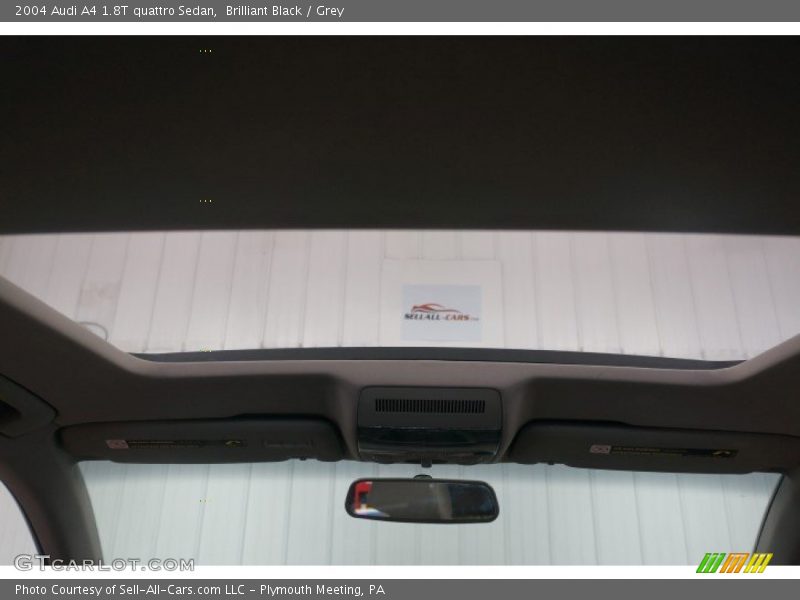 Brilliant Black / Grey 2004 Audi A4 1.8T quattro Sedan
