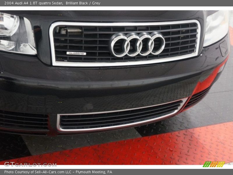 Brilliant Black / Grey 2004 Audi A4 1.8T quattro Sedan
