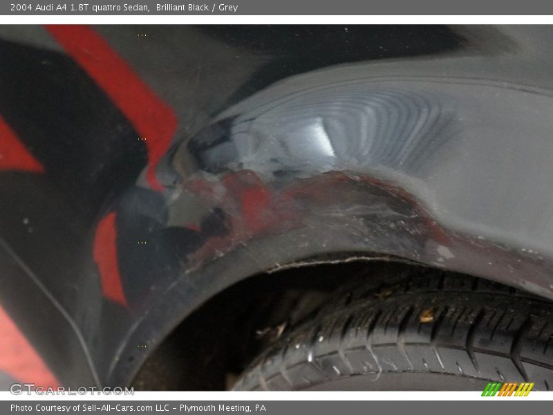 Brilliant Black / Grey 2004 Audi A4 1.8T quattro Sedan
