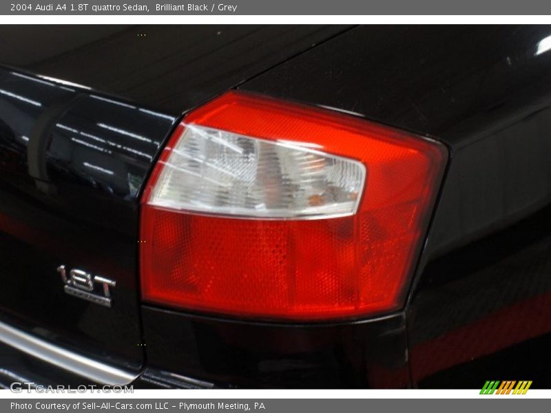 Brilliant Black / Grey 2004 Audi A4 1.8T quattro Sedan