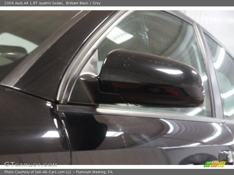 Brilliant Black / Grey 2004 Audi A4 1.8T quattro Sedan