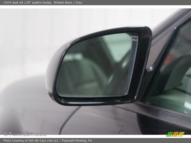 Brilliant Black / Grey 2004 Audi A4 1.8T quattro Sedan
