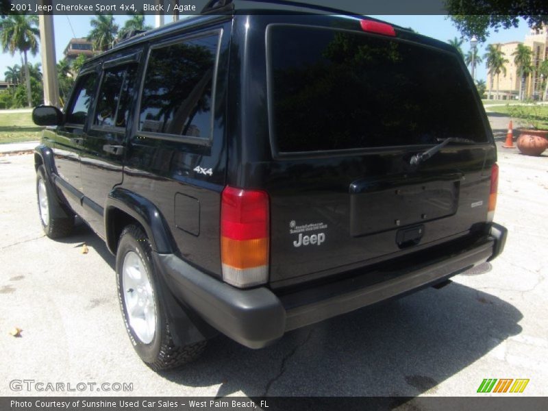 Black / Agate 2001 Jeep Cherokee Sport 4x4