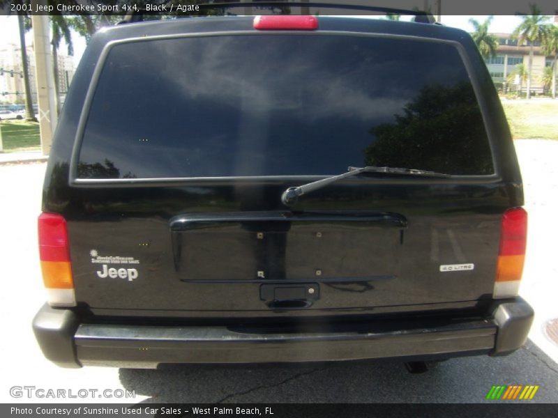 Black / Agate 2001 Jeep Cherokee Sport 4x4