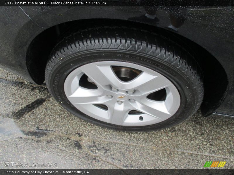 Black Granite Metallic / Titanium 2012 Chevrolet Malibu LS