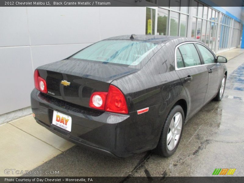 Black Granite Metallic / Titanium 2012 Chevrolet Malibu LS