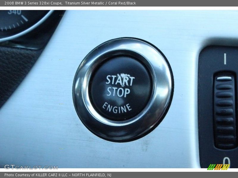 Titanium Silver Metallic / Coral Red/Black 2008 BMW 3 Series 328xi Coupe