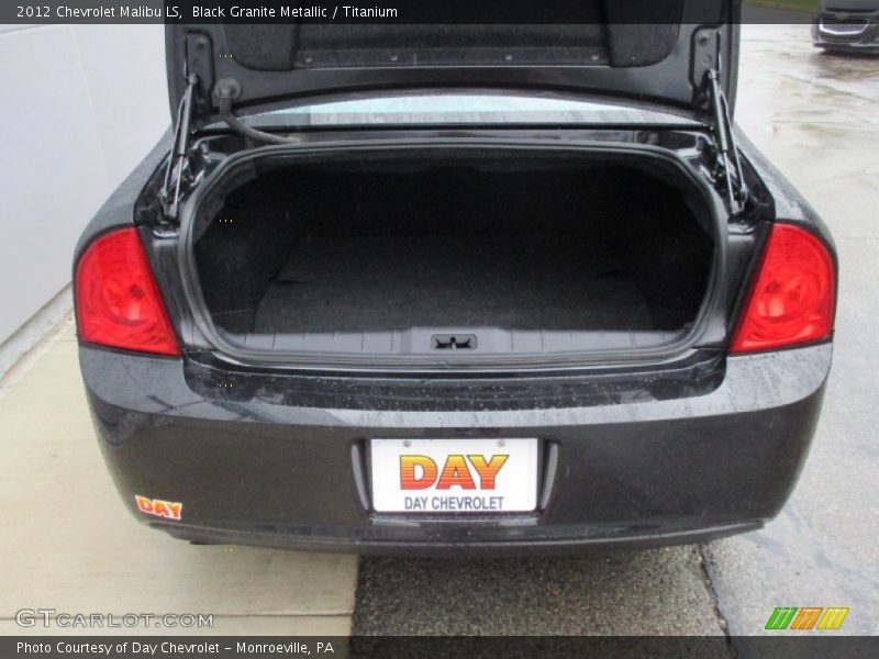 Black Granite Metallic / Titanium 2012 Chevrolet Malibu LS