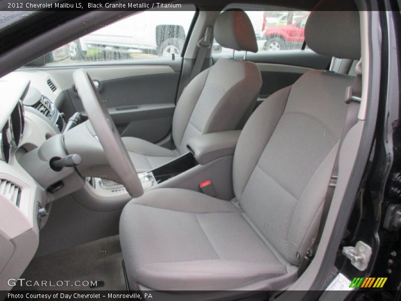 Black Granite Metallic / Titanium 2012 Chevrolet Malibu LS