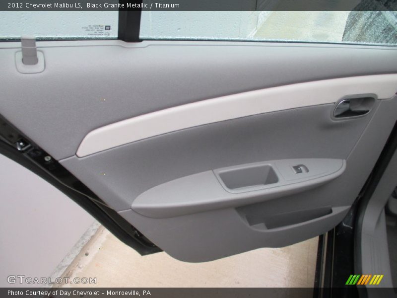 Black Granite Metallic / Titanium 2012 Chevrolet Malibu LS