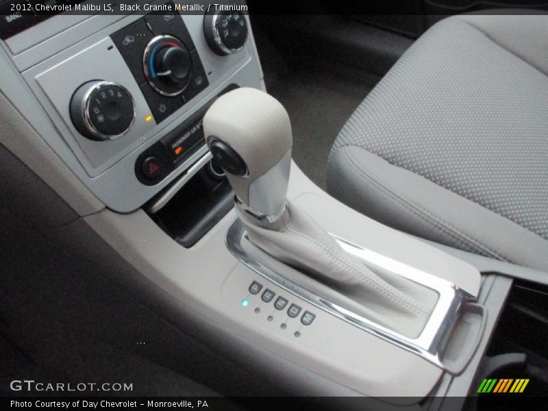 Black Granite Metallic / Titanium 2012 Chevrolet Malibu LS