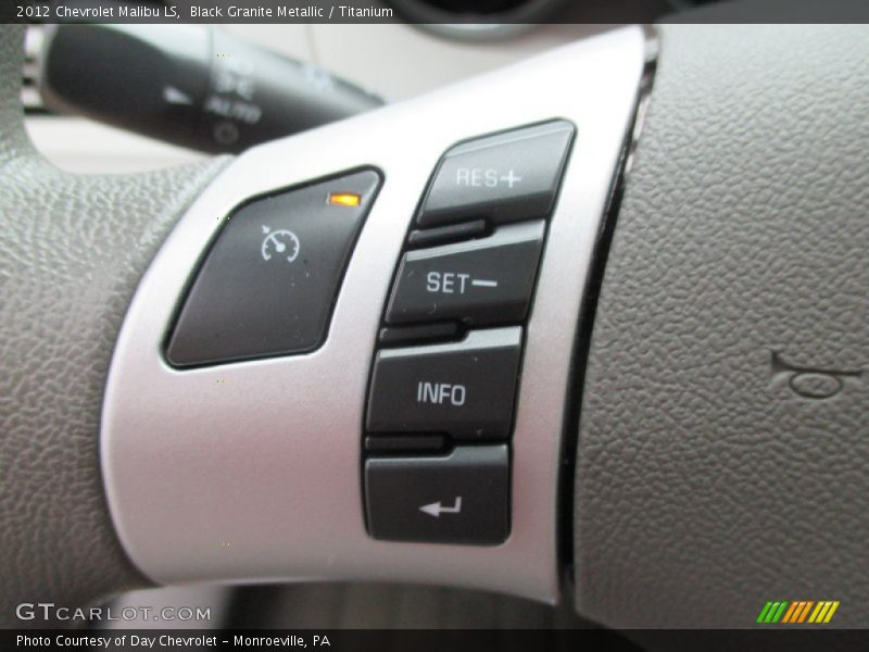 Black Granite Metallic / Titanium 2012 Chevrolet Malibu LS