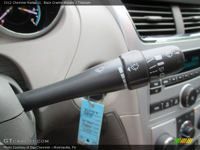 Black Granite Metallic / Titanium 2012 Chevrolet Malibu LS